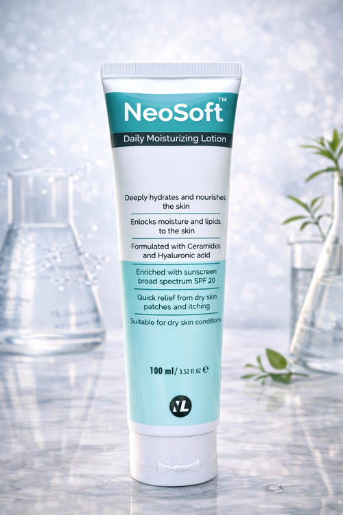 Dry skin and hydration products in Pakistan — NeoSoft Moisturizing Lotion with Hyaluronic Acid and Ceramides