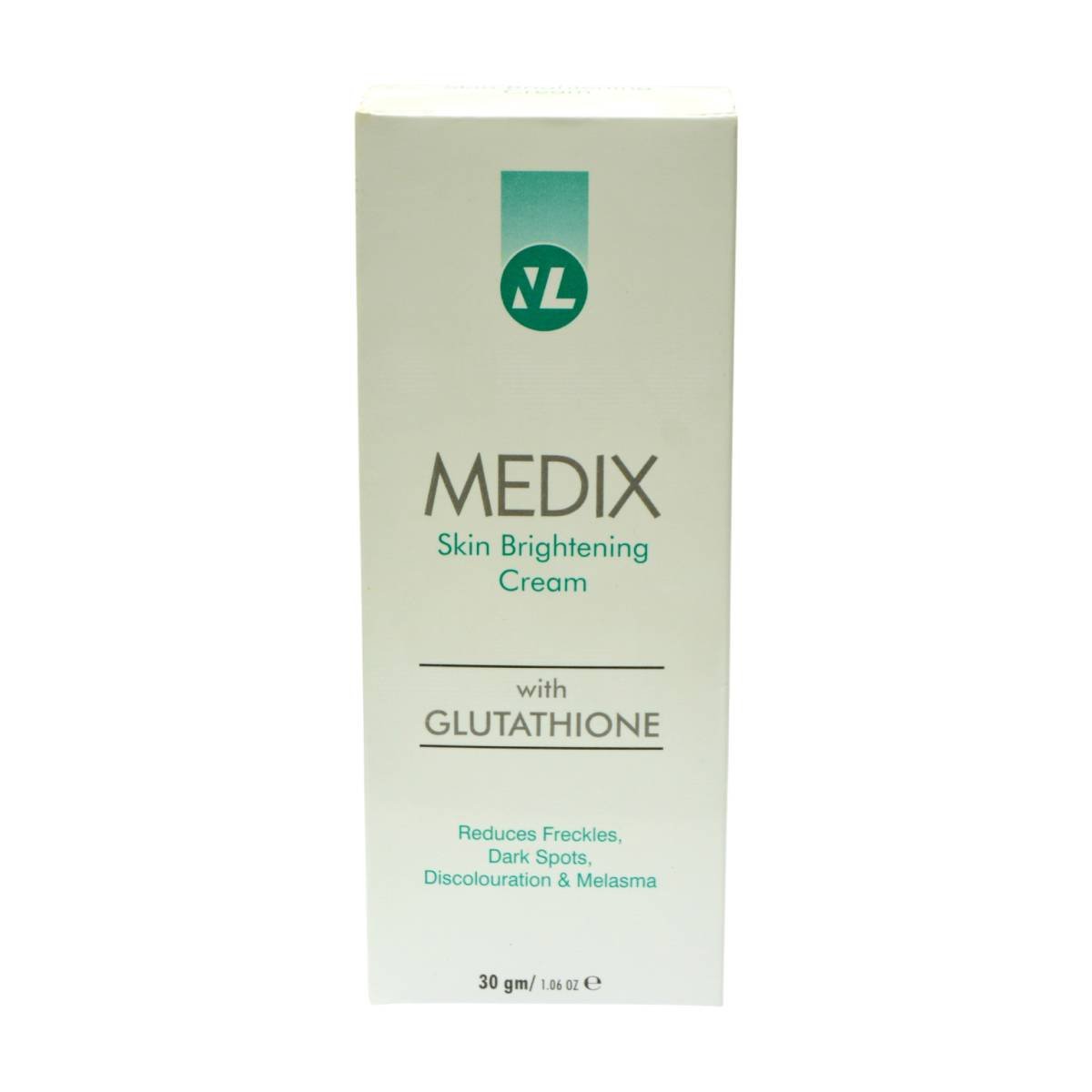 Medix Skin Brightening Cream reduces dark spots, melasma, and discoloration while rejuvenating skin for a smoother texture and healthier glow