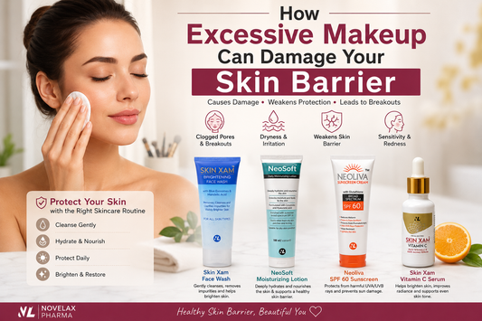 How excessive makeup can damage your skin barrier