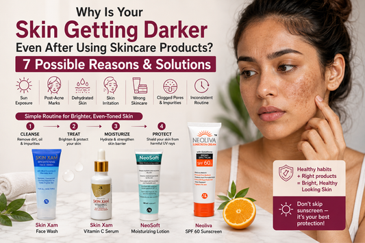 Reasons skin gets darker despite using skincare products, explained by Novelax Pharma Pakistan