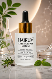 Hairum Anti Hairfall Serum by Novelax Pharma with Procapil, Anagain, Biotin and Hyaluronic Acid for daily hair care support