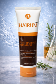 Hairum shampoo ingredients biotin keratin argan oil for strong and healthy hair